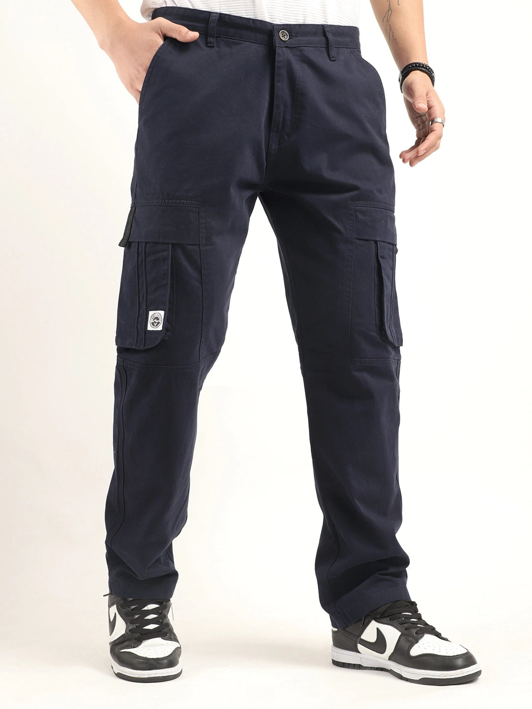 Guni Navy Blue Denim Cargo