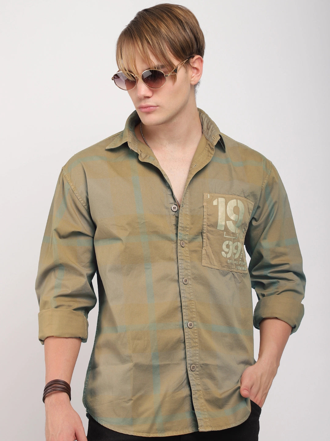 Monarch Light Mustard Cotton Shirts
