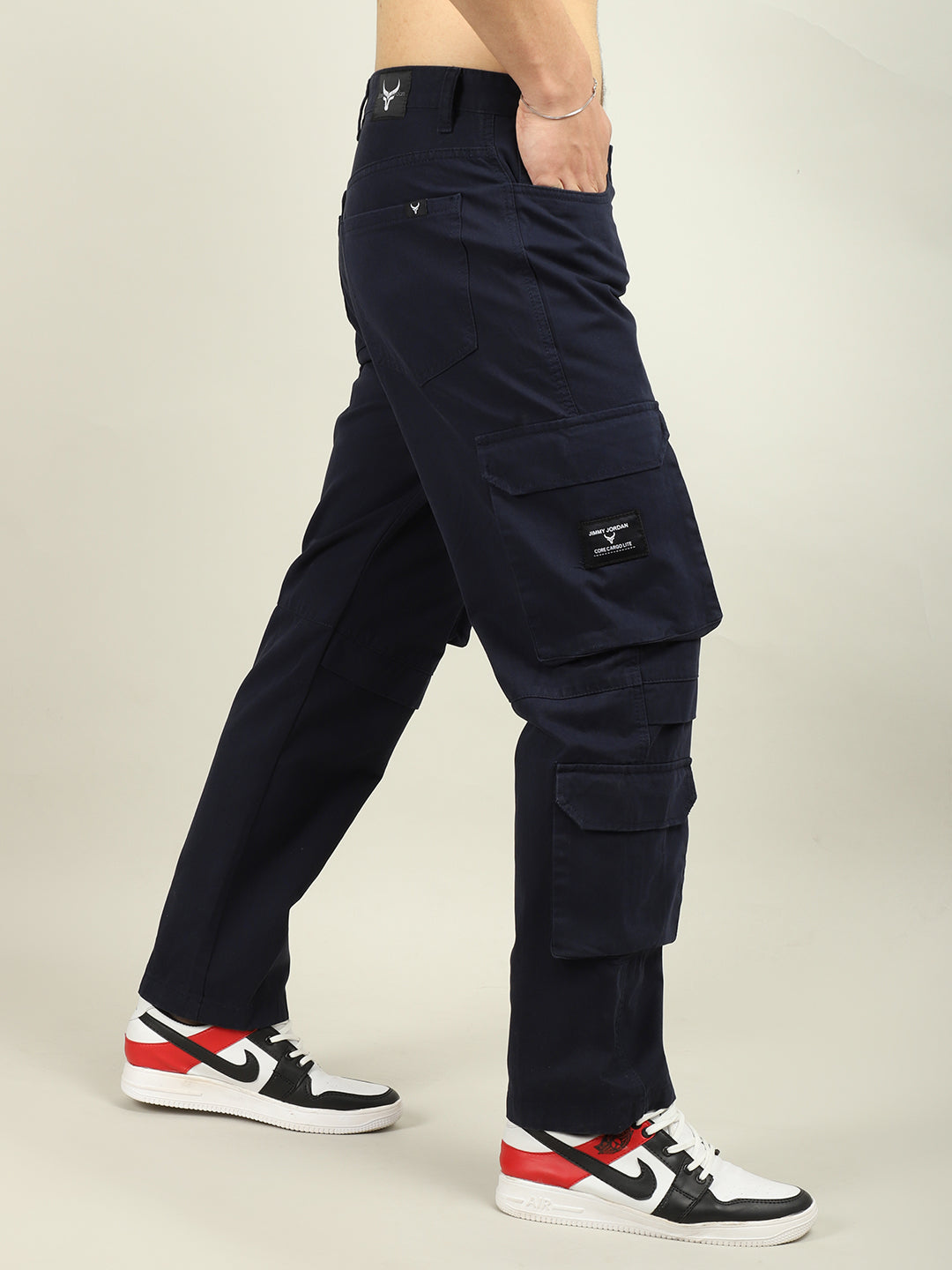 Fire Navy Baggy Fit 8 Pocket Cargo