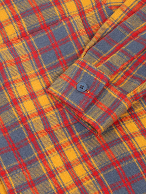 Urban Twill Grey & Mustard Flannel Check Shirt