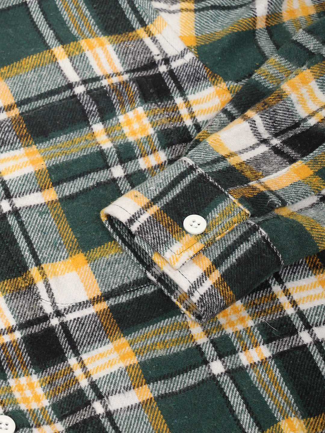 Storm Twill Yellow & Green Flannel Check Shirt