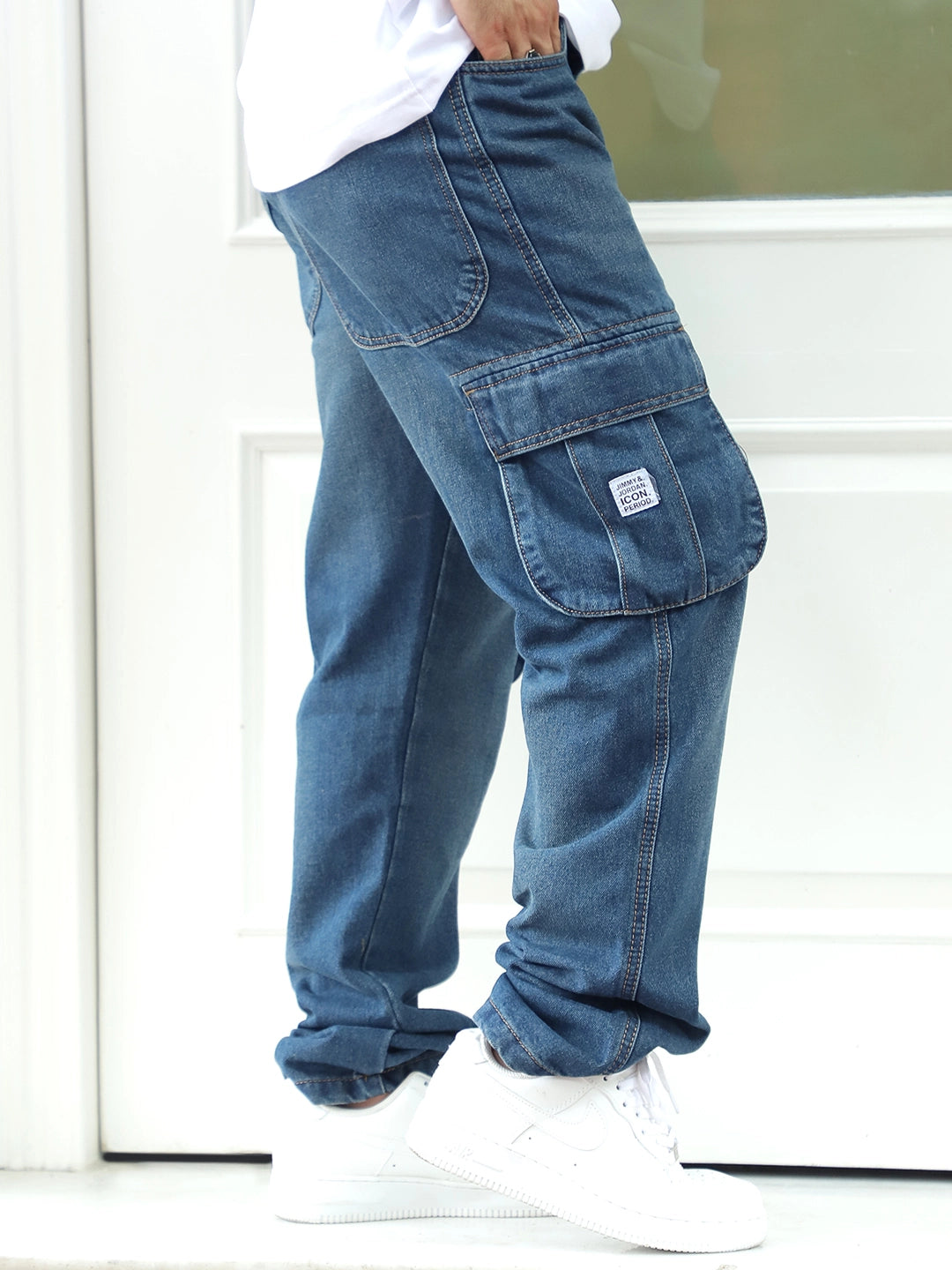 Driftwood Doger Blue Denim Cargo