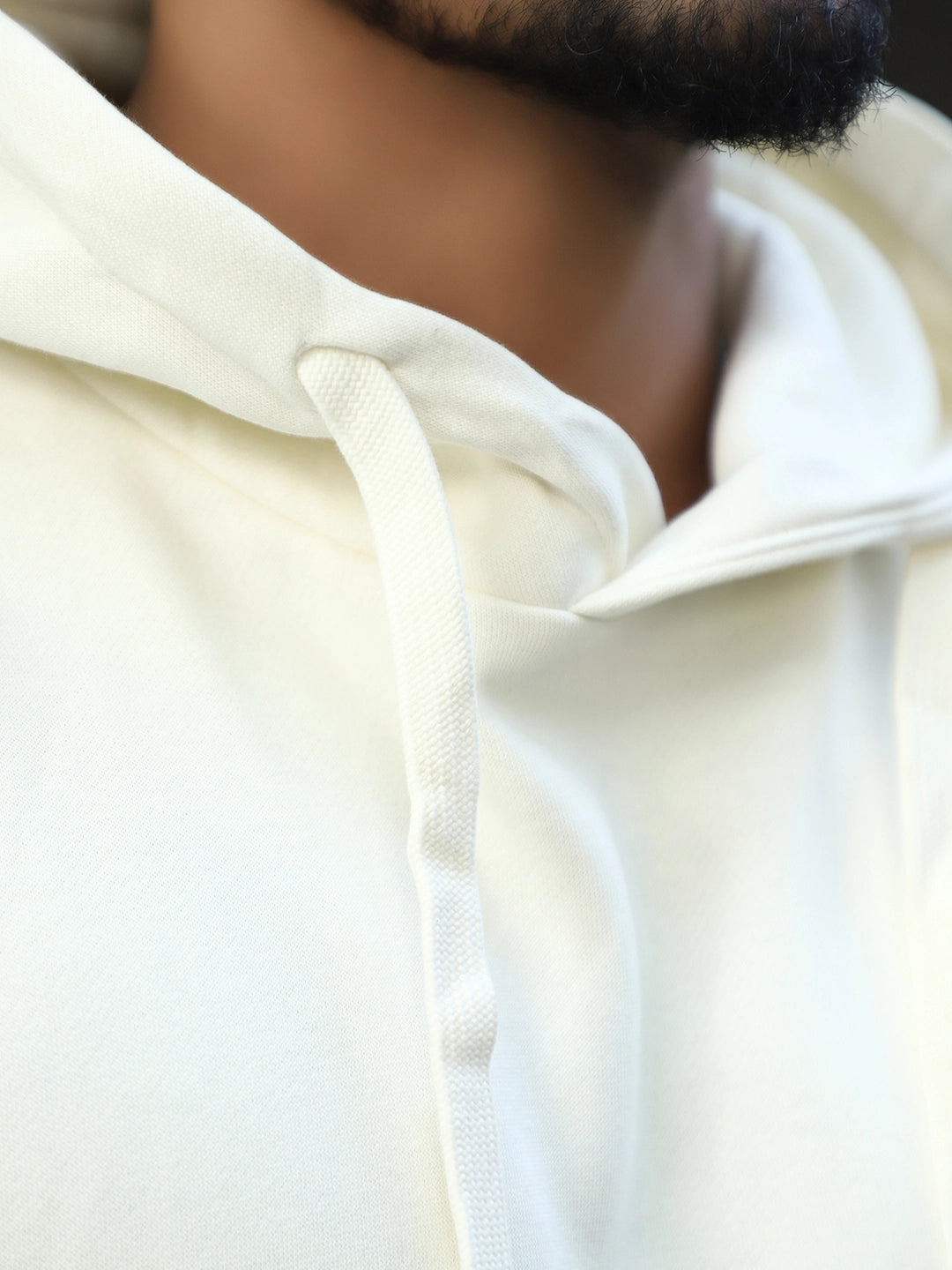 Savile Row Style White Oversized Hoodie