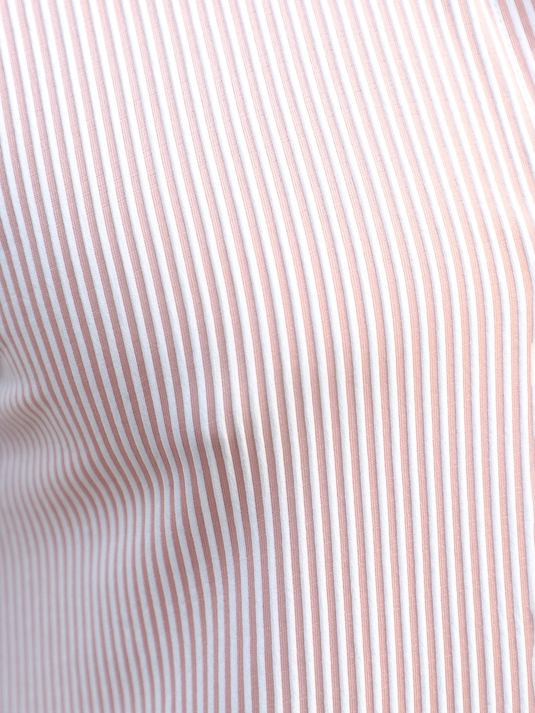 Sogno Lucido Peach Striped Full Sleeve Shirt