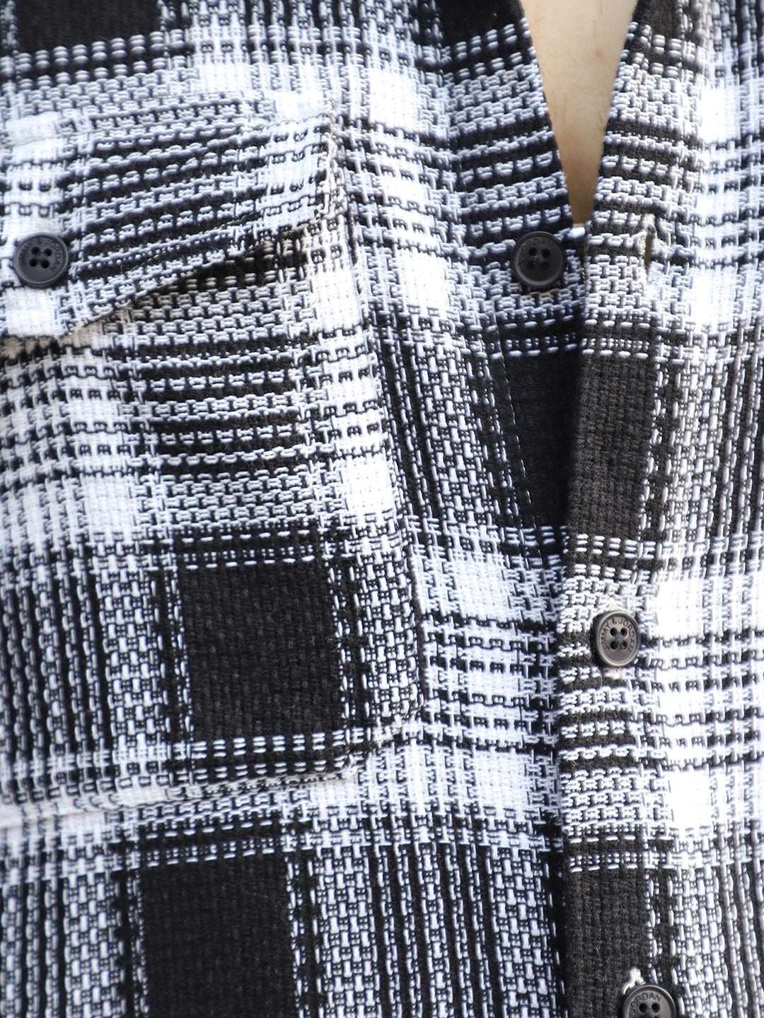 Chrome Fever Black Check Full Sleeve Shirt
