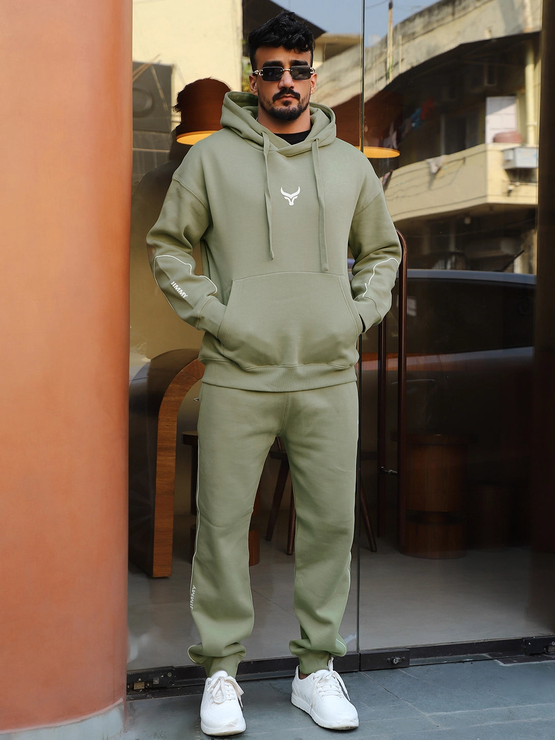 Mystic Match Fleece Light Green Tracksuit