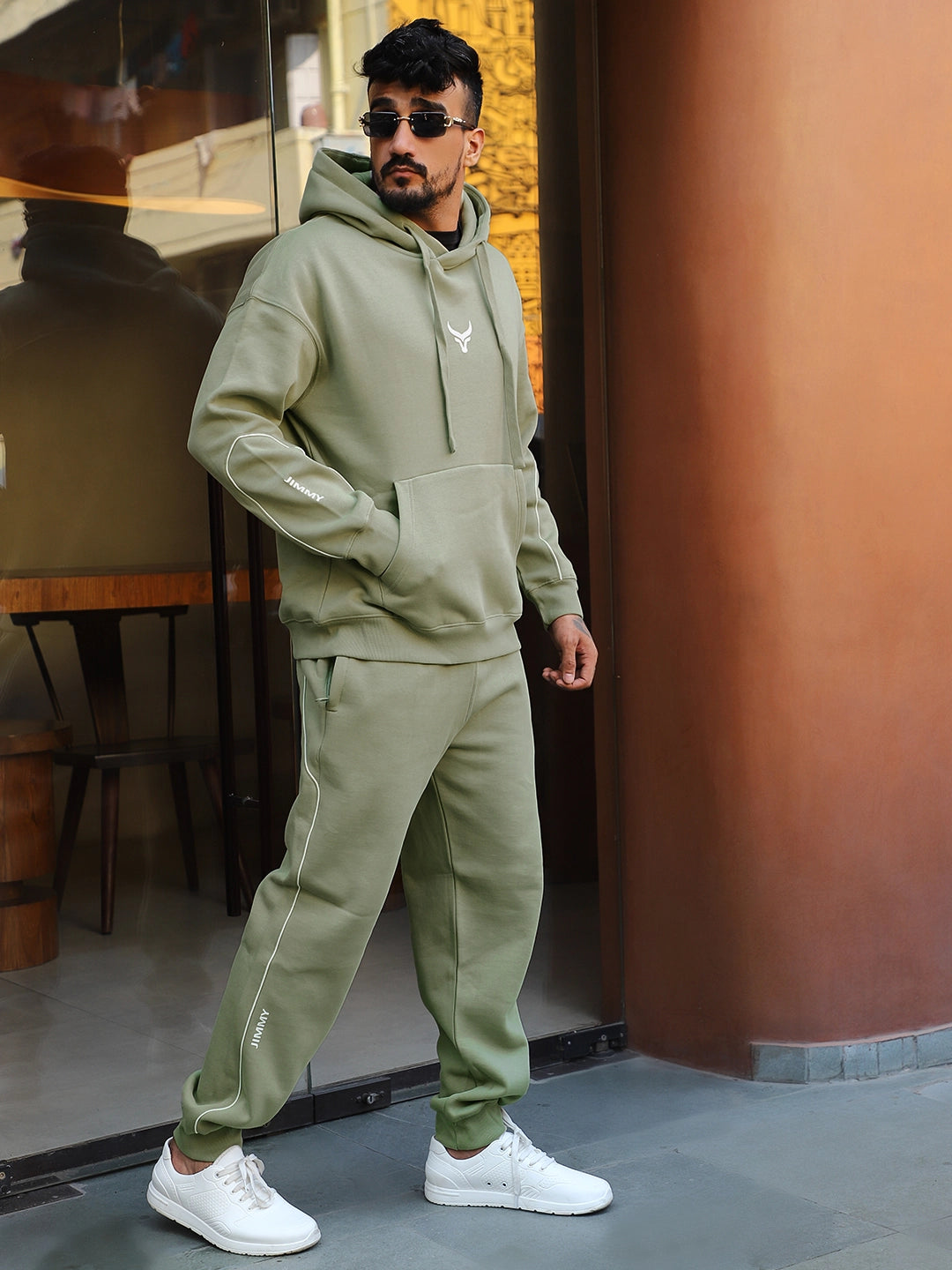 Mystic Match Fleece Light Green Tracksuit