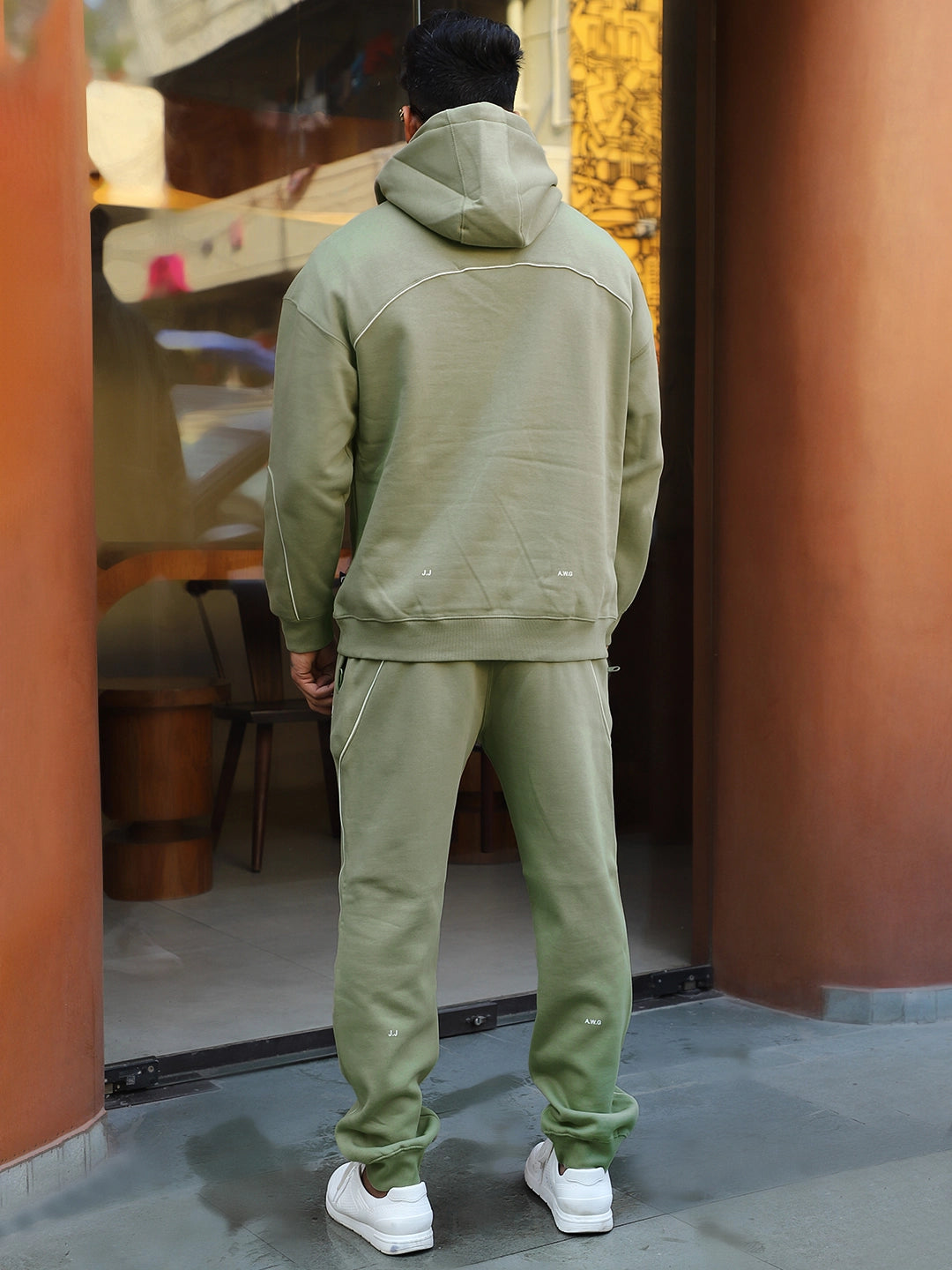 Mystic Match Fleece Light Green Tracksuit