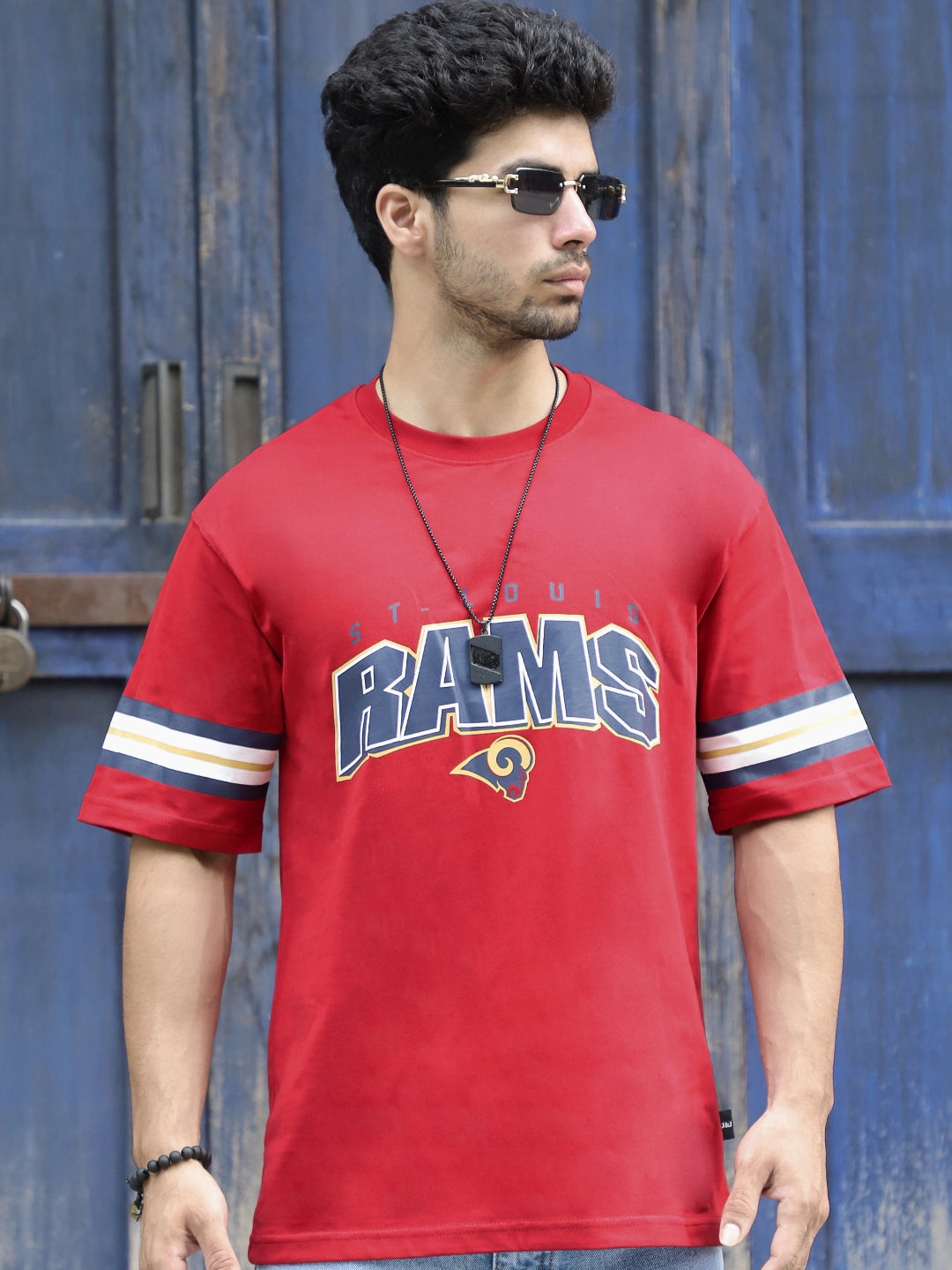 Drama Magnet Red Oversized Tee
