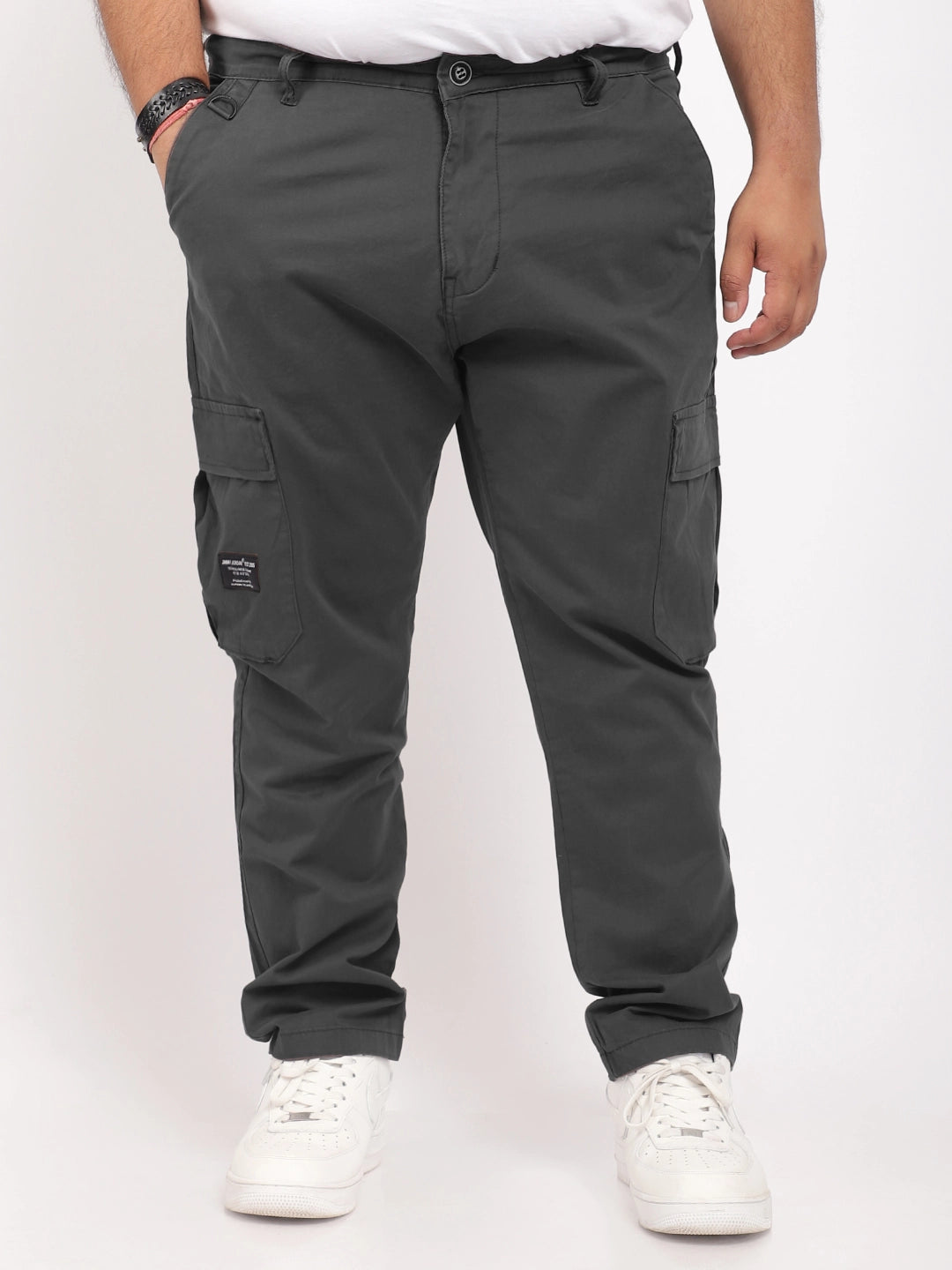 Oxford Circle Charcoal Grey  Cotton Cargo