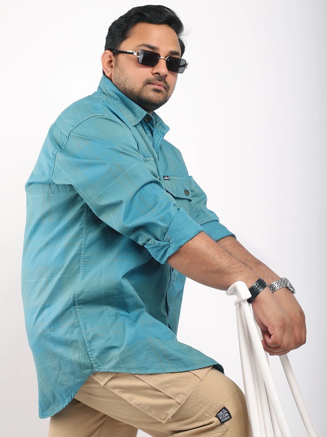 Prime Fit Teal Plus Size Shirt