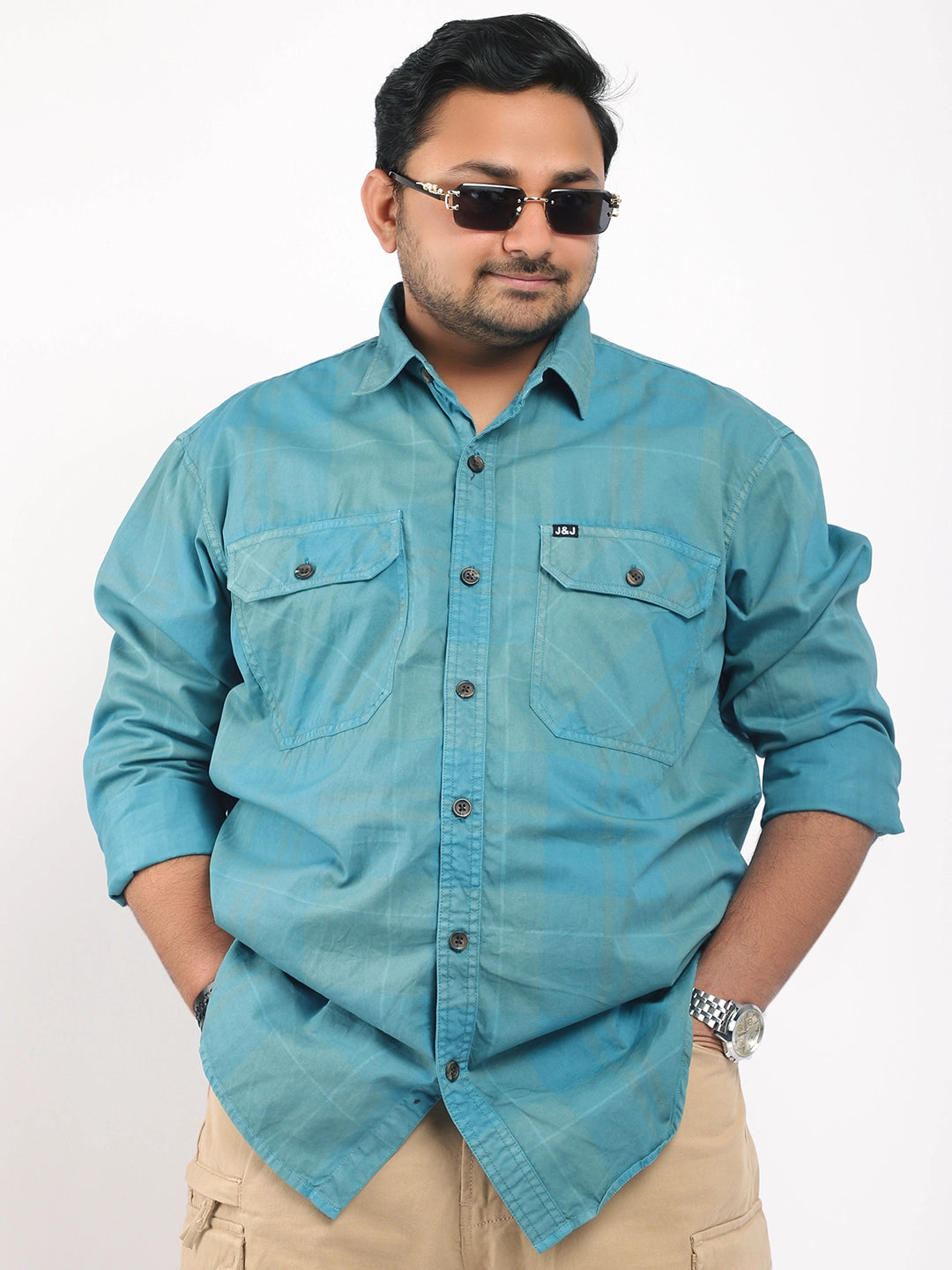 Prime Fit Teal Plus Size Shirt