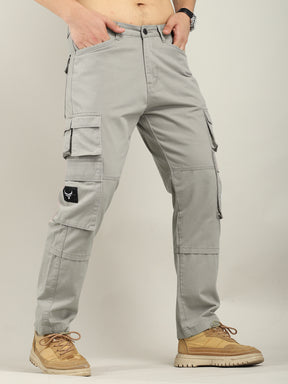 Dope Light Beige Multipocket Denim Cargo