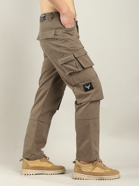 Dope Brown Multipocket Denim Cargo