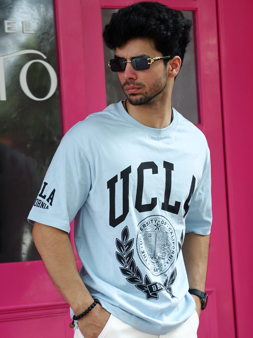 Toxic Sky Blue Oversized Tee