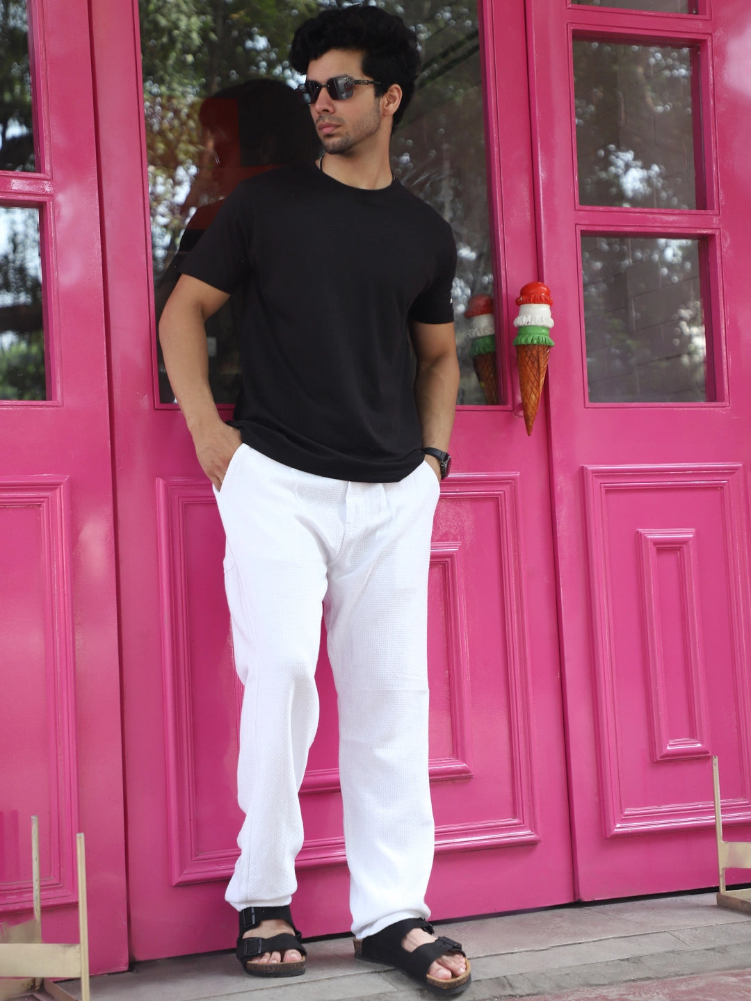 Clubhouse White Linen Trouser