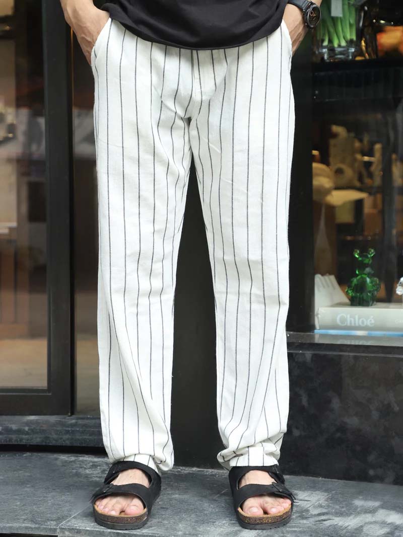 Oatmark Off White Stripe Trouser