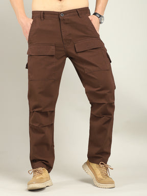 Glory Dark Brown Multi Pocket Cargo