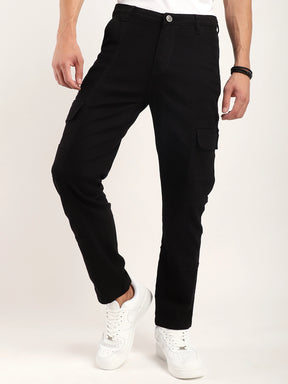 Jackob Black Denim Cargo