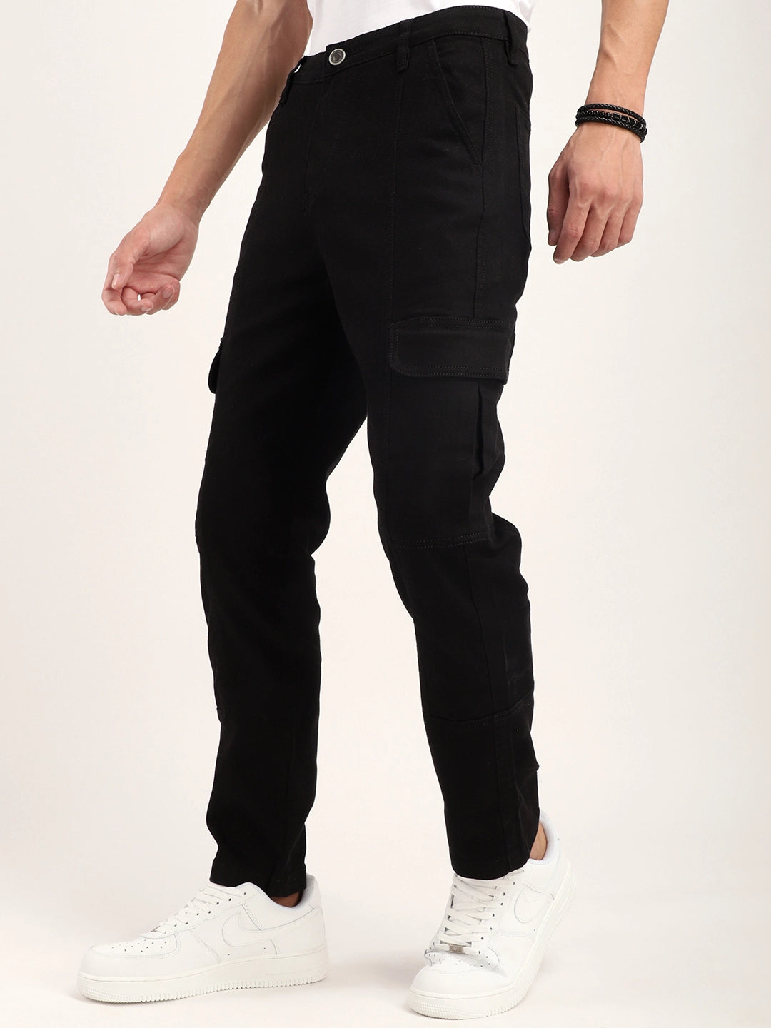 Jackob Black Denim Cargo