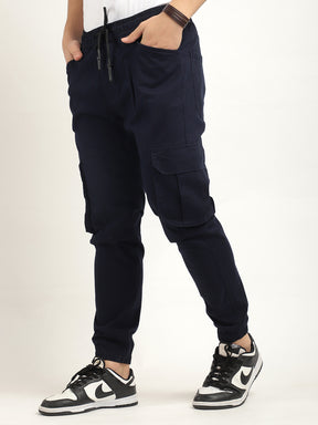 Royal Fleet Navy Blue Cotton Cargo