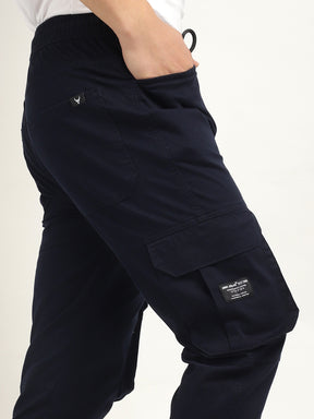 Royal Fleet Navy Blue Cotton Cargo