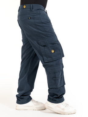 Cadet Blue Cotton Drill 8 pocket Baggy Fit Cargo