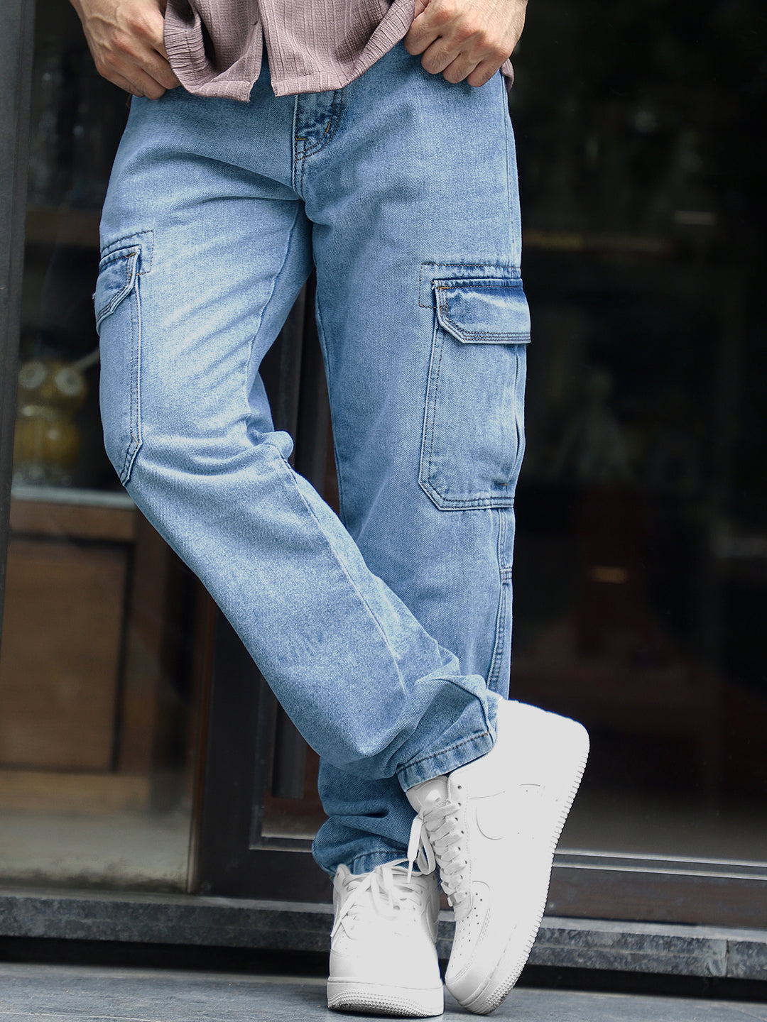 Zoom Classic Blue Denim Cargo