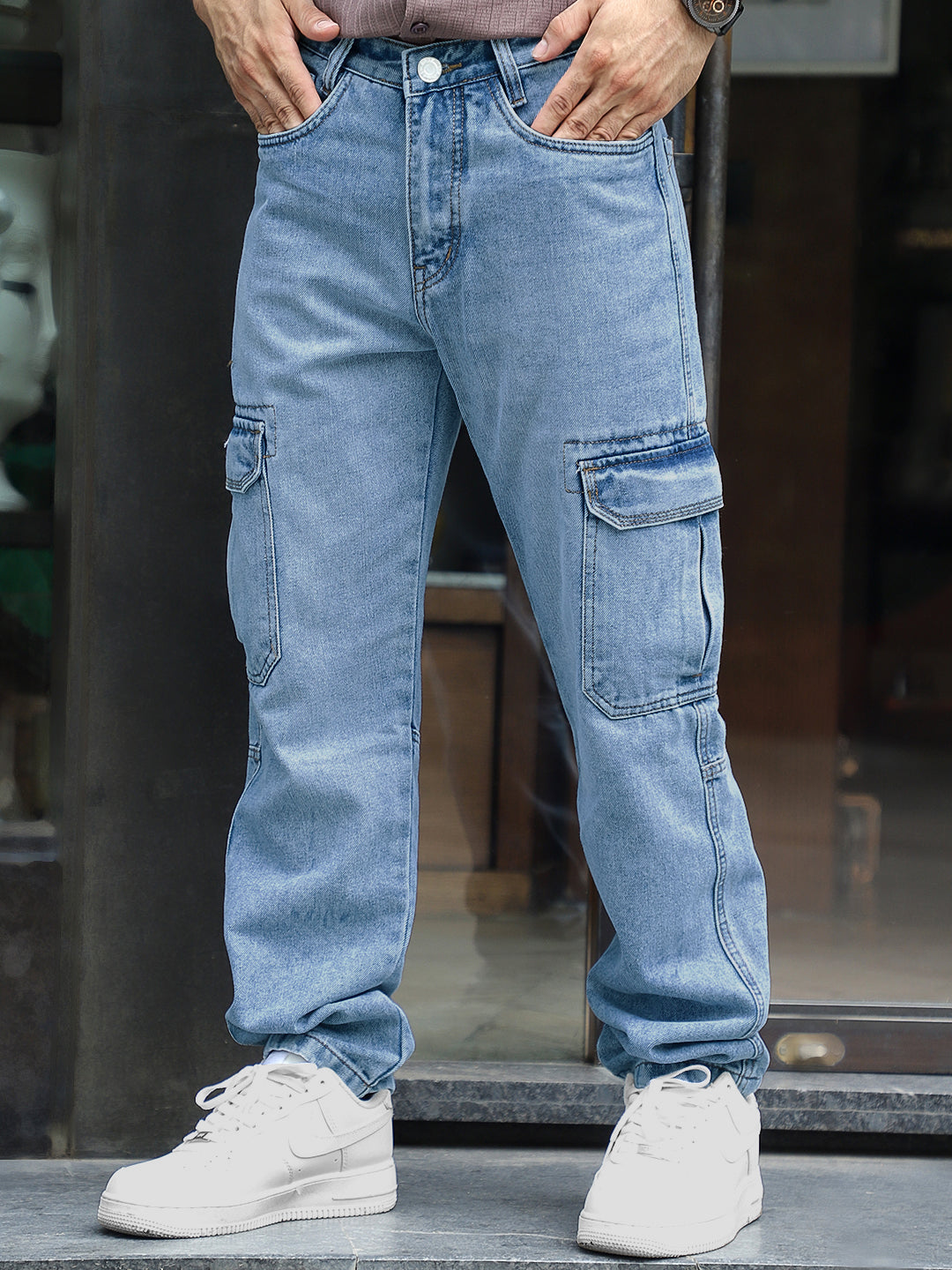 Zoom Classic Blue Denim Cargo