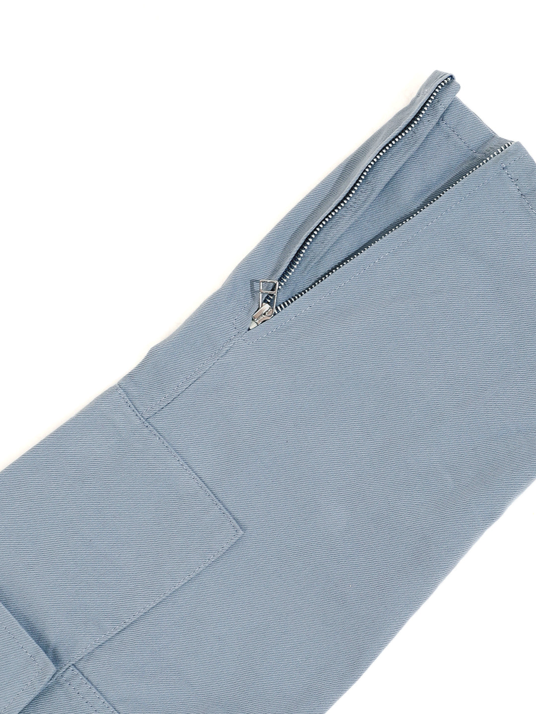 Ash Blue Cotton Drill 8 pocket Baggy Fit Cargo