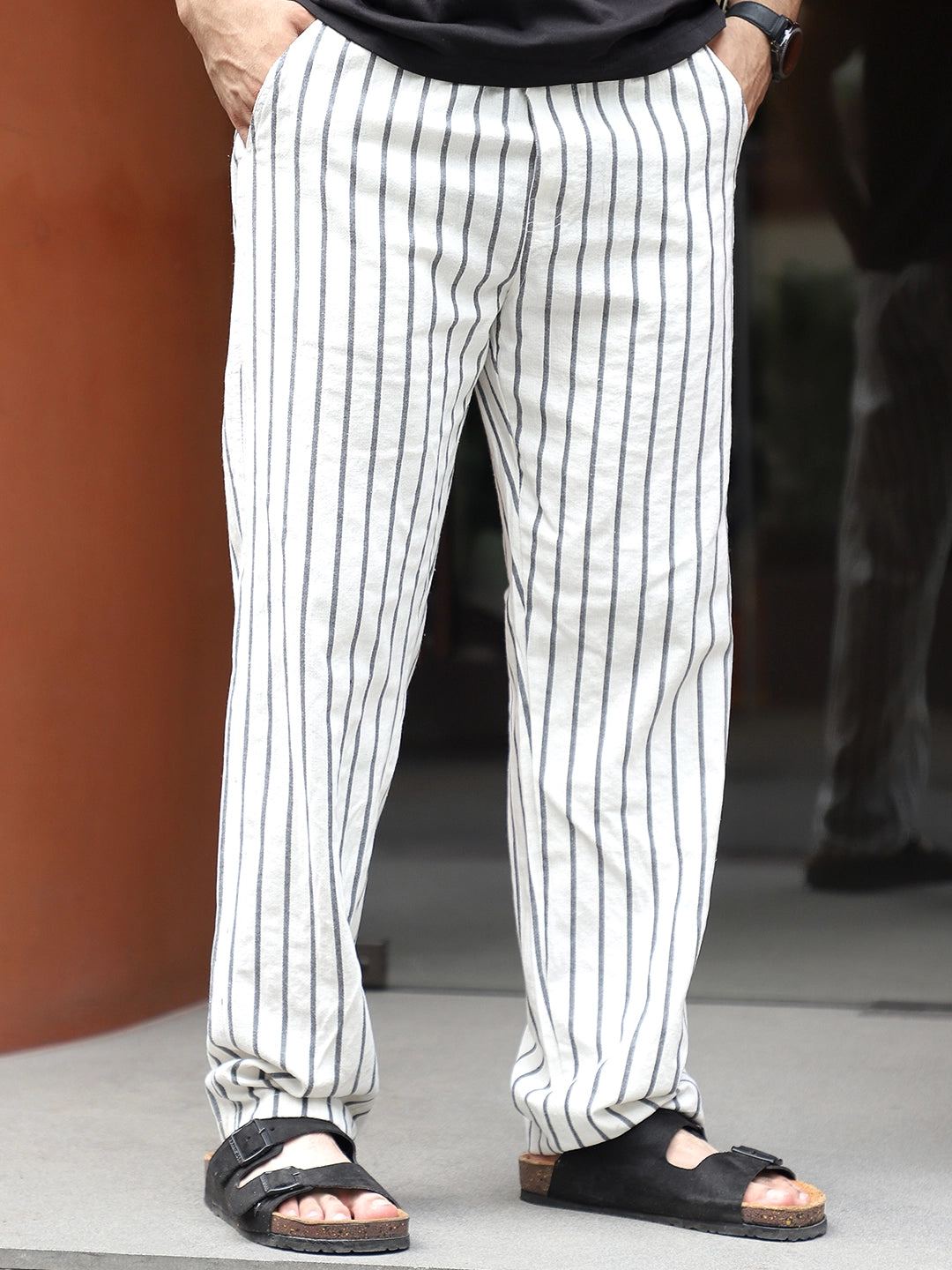 Frostline White Stripe Trouser