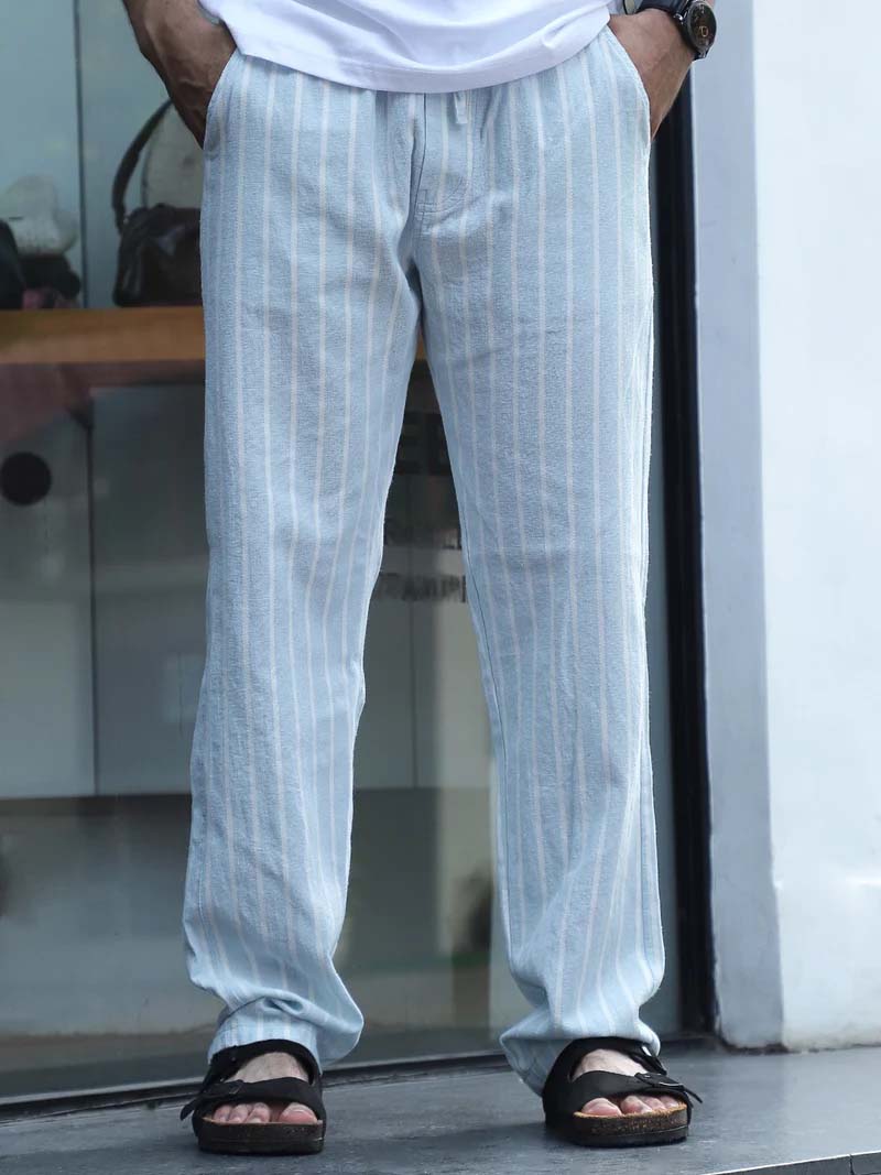Frostline Sky Blue Stripe Trouser