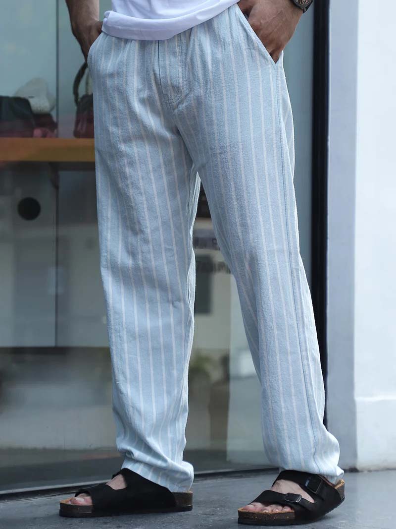 Frostline Sky Blue Stripe Trouser