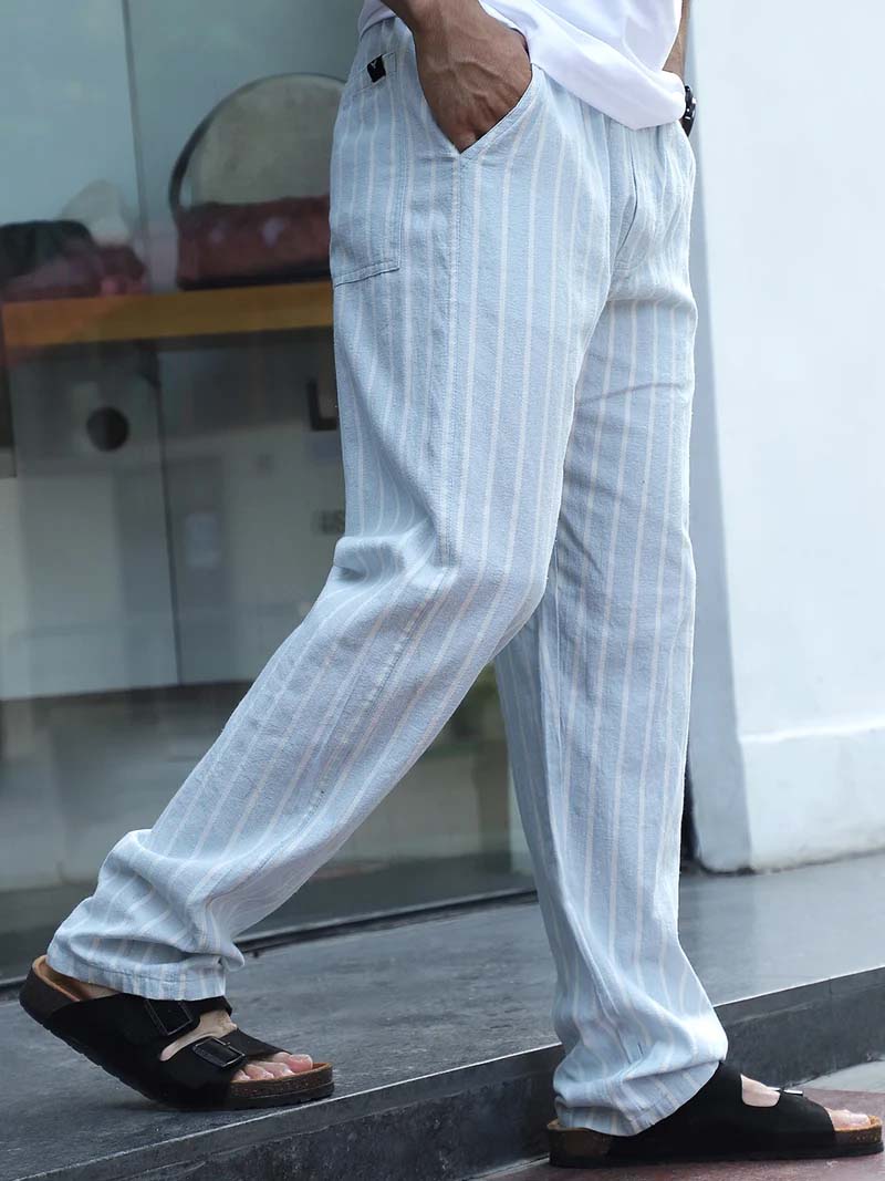 Frostline Sky Blue Stripe Trouser