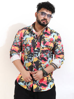 Multicolor Digital Print Shirt