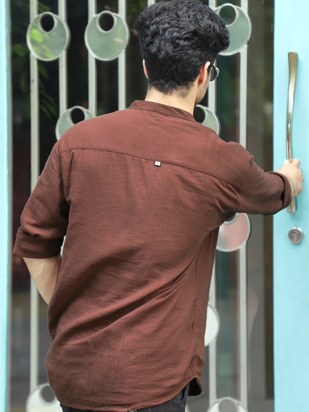 Fusion Drift Brown Kurta