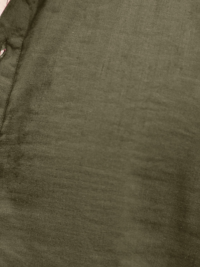Fusion Drift Dull Brown Kurta