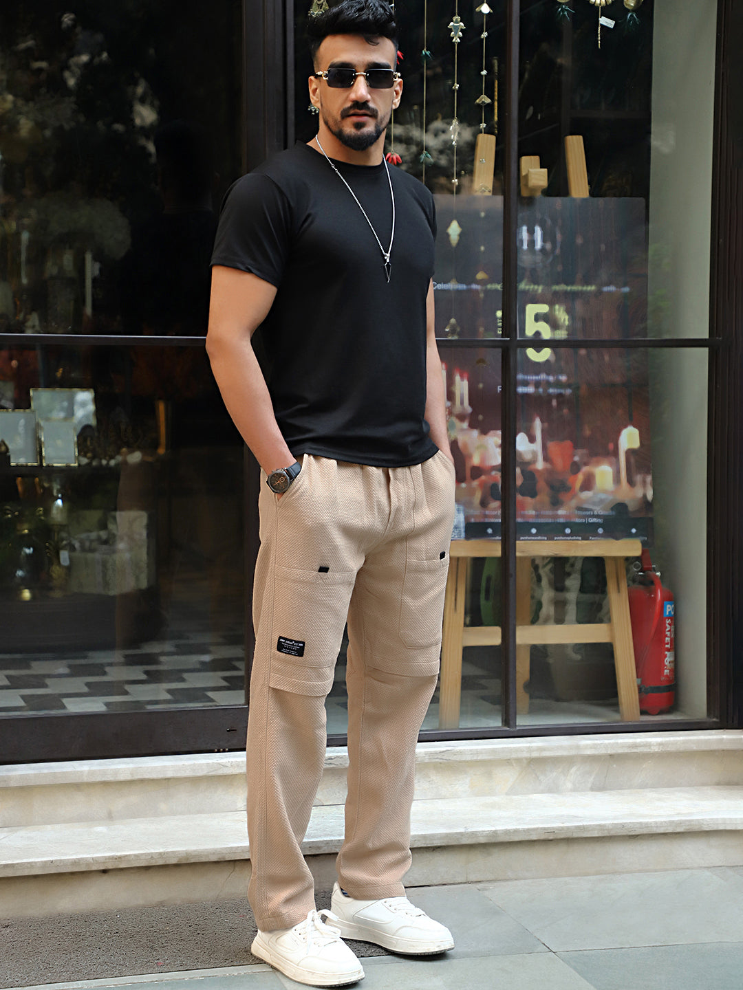 Snowhawk Beige Texture Cargo