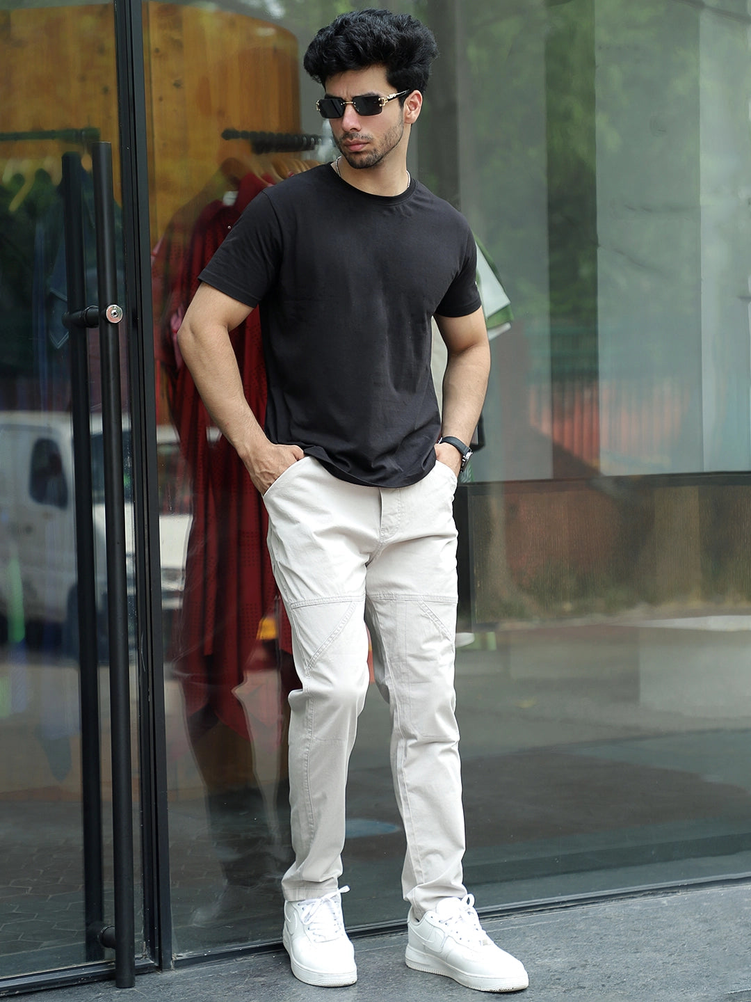 Barkridge Beige Cotton Cargo