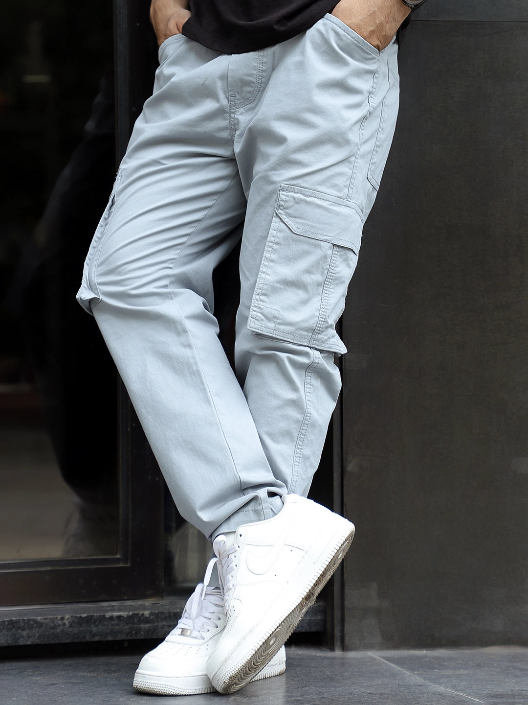 Tarnor Sky Blue Cotton Cargo