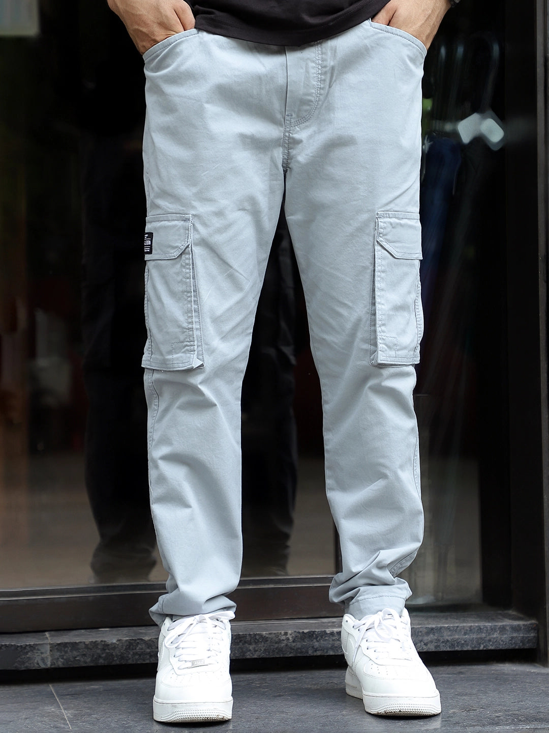 Tarnor Sky Blue Cotton Cargo