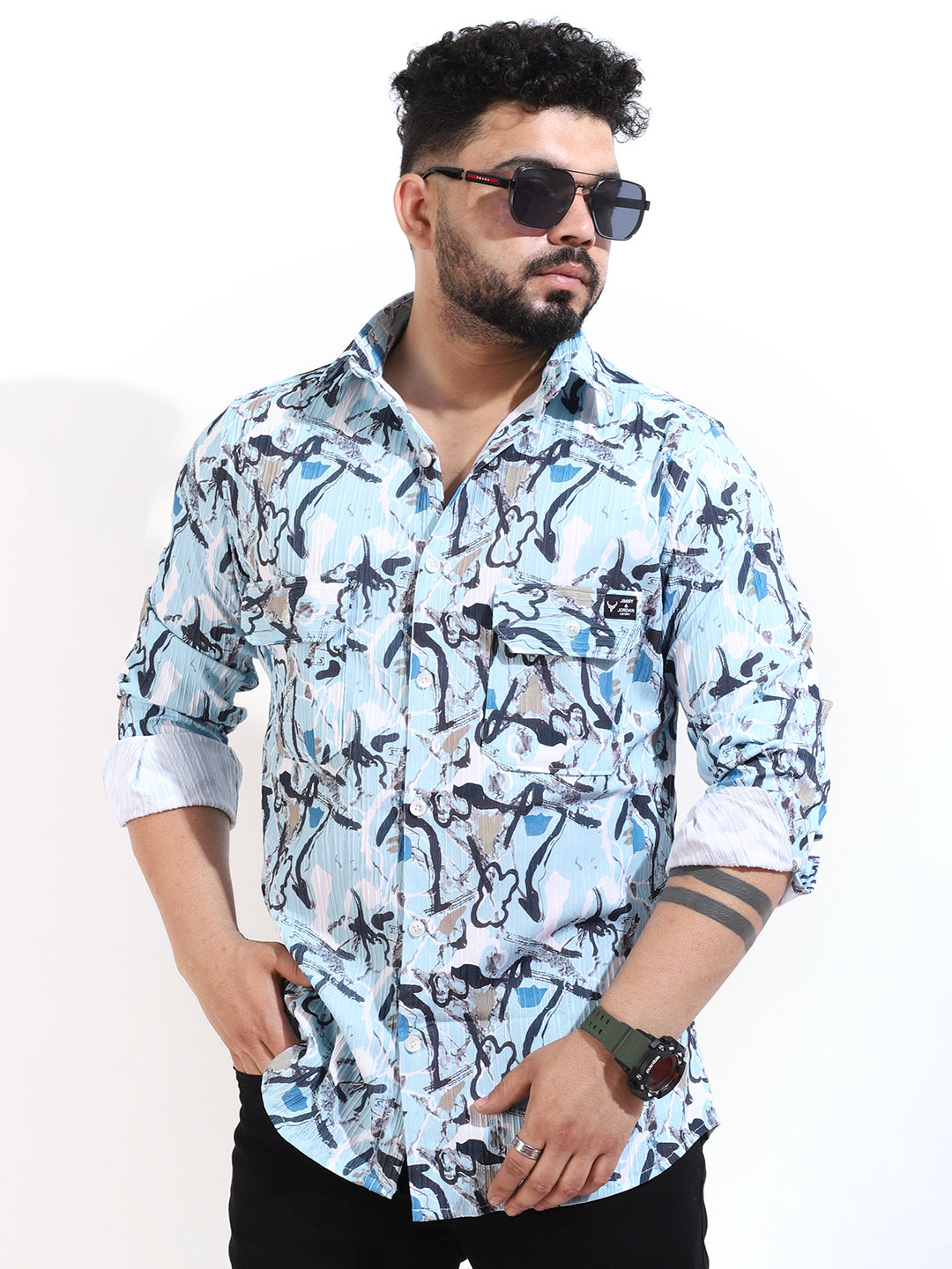 Sky Digital Print Shirt