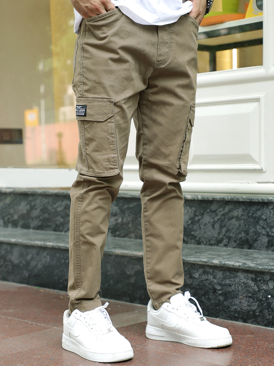 Tarnor Amber Brown Cotton Cargo