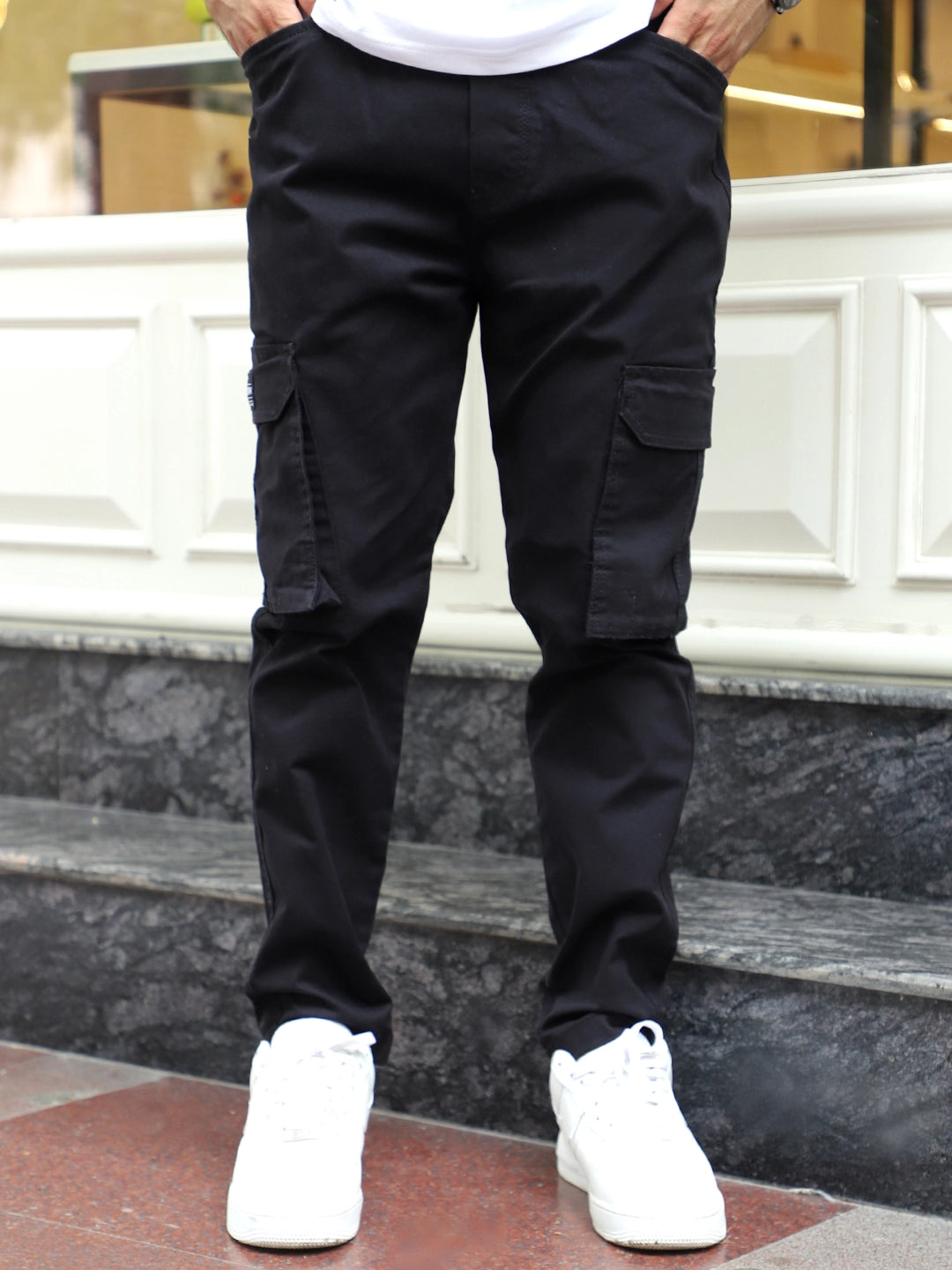 Tarnor Black Cotton Cargo
