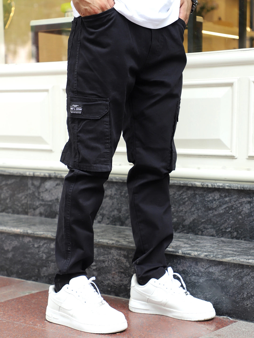 Tarnor Black Cotton Cargo