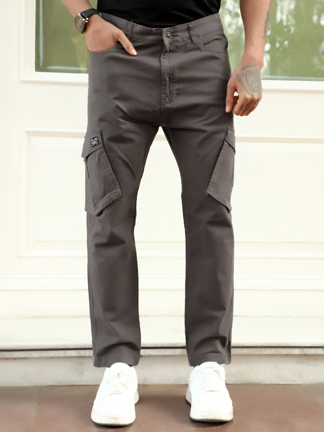 Bentley Duo Dark Grey  Cotton  Cargo