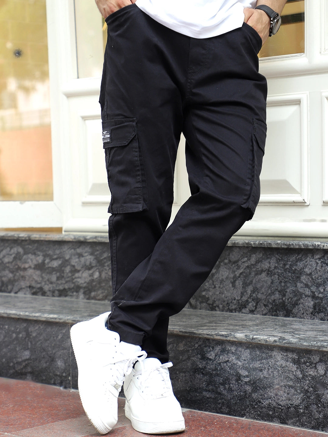 Tarnor Black Cotton Cargo
