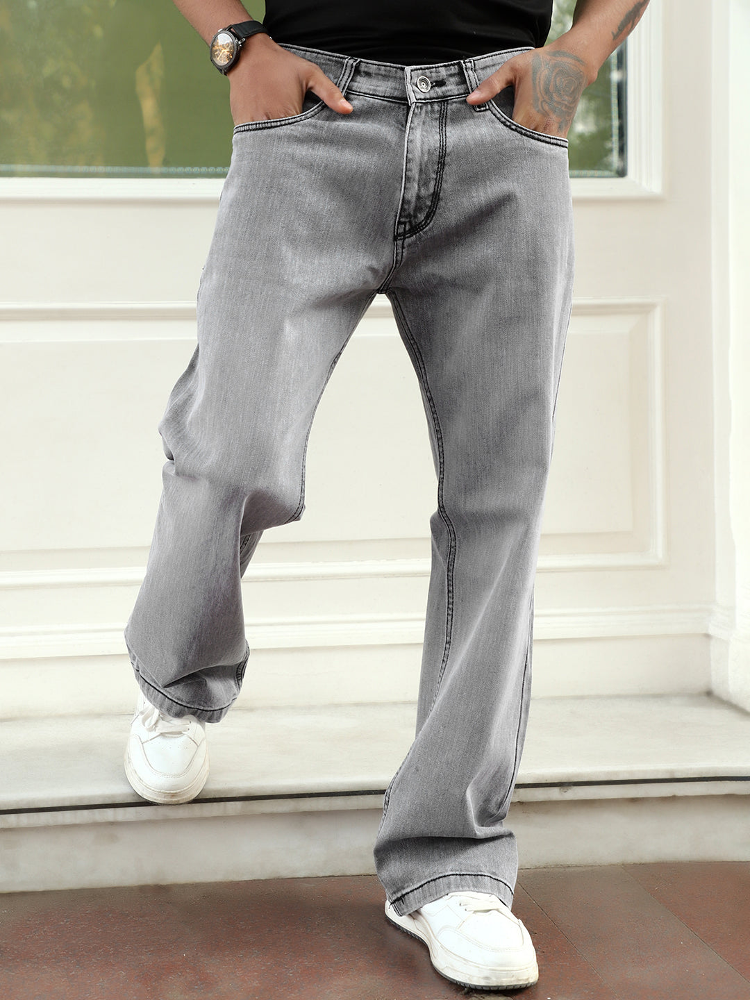 Chicago Light Grey Denim Jeans