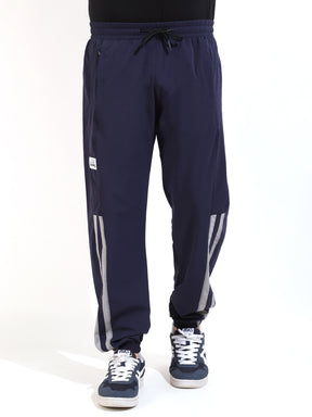 Navy Terry Lycra Trackpant