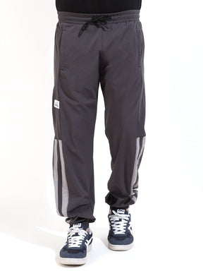 Dark Grey Terry Lycra Trackpant